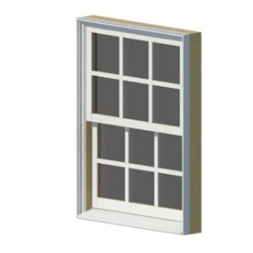 Pinnacle Clad Double Hung Window